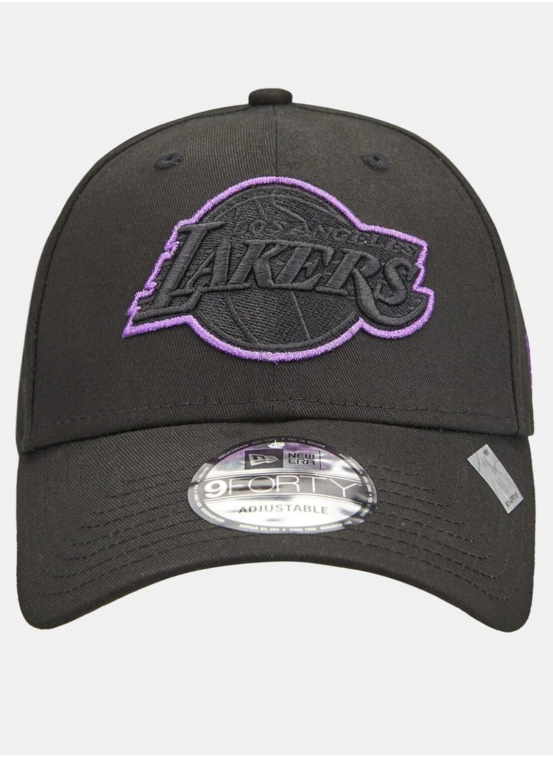 NEW ERA Men's Los Angeles Lakers Metallic Outline 9FORTY Cap