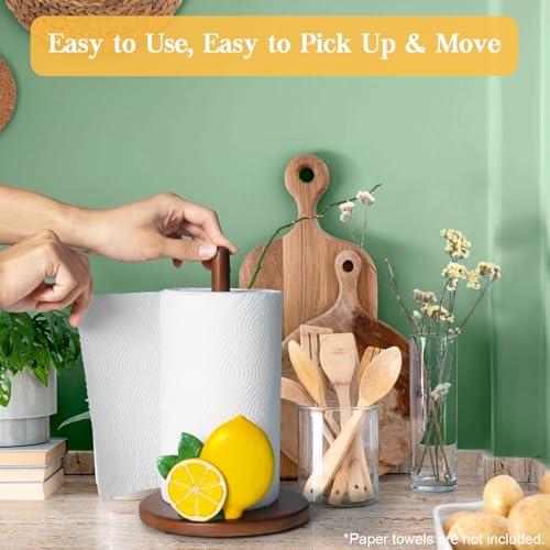 YLOVAN Lemon Paper Towel Holder - Lemon Kitchen Decor and Accessories Yellow Kitchen Decorations Gifts for Women Cute Paper Towels Holder Stand Decorative Country Farmhouse Vintage Countertop Rustic Italian - Image 5