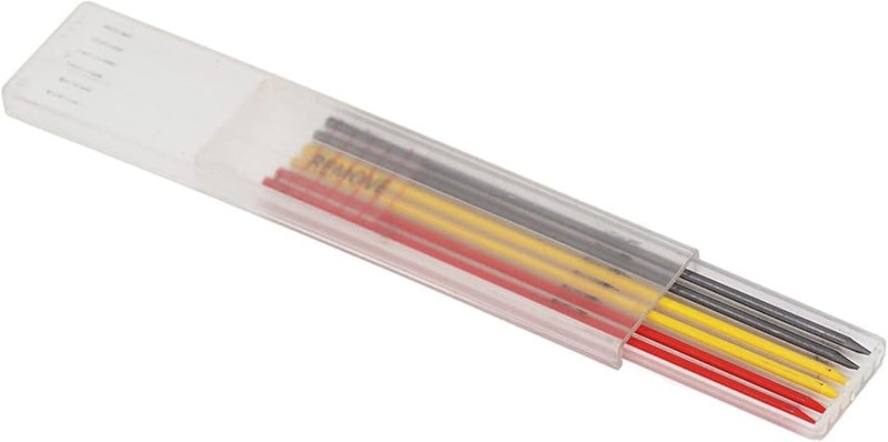 Carpenter Pencil Refill Set 6Pcs 2 8Mm Hb Woodworking Marking Tool Black Red Yellow - Image 3