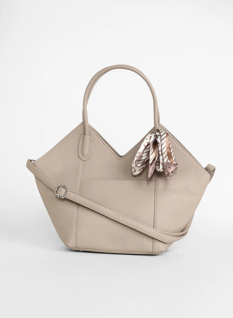 Haute Sauce  Pebbled Structured Tote for Women | Best Price UAE