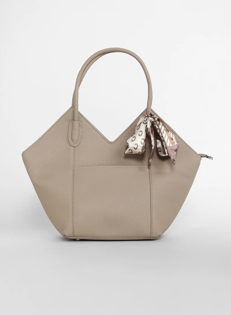 Haute Sauce  Pebbled Structured Tote for Women | Best Price UAE