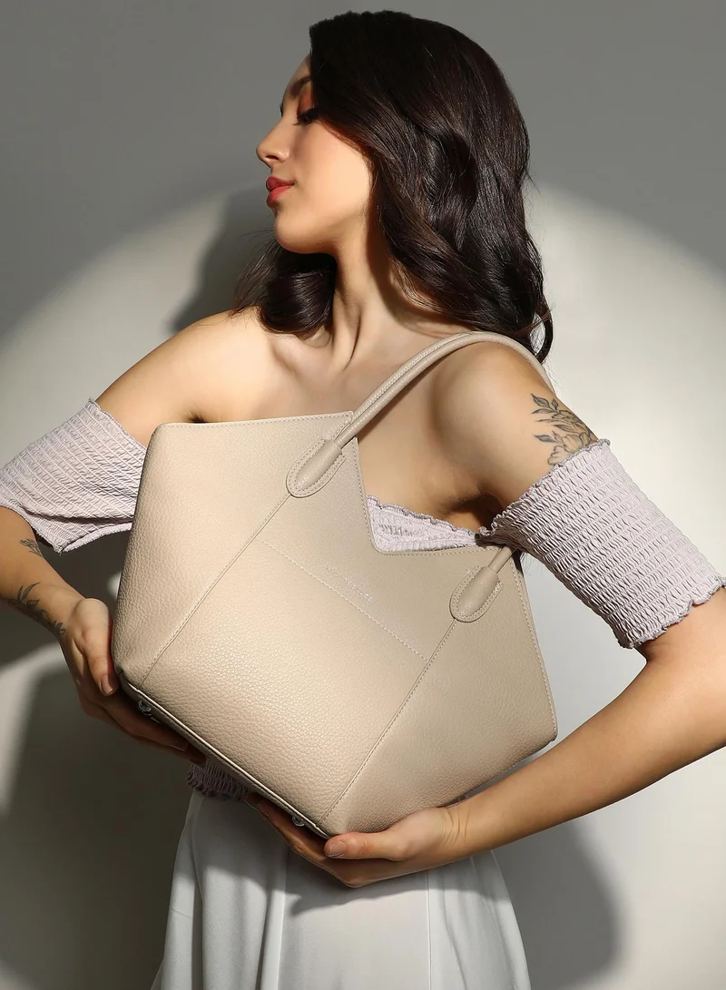 Haute Sauce  Pebbled Structured Tote for Women | Best Price UAE