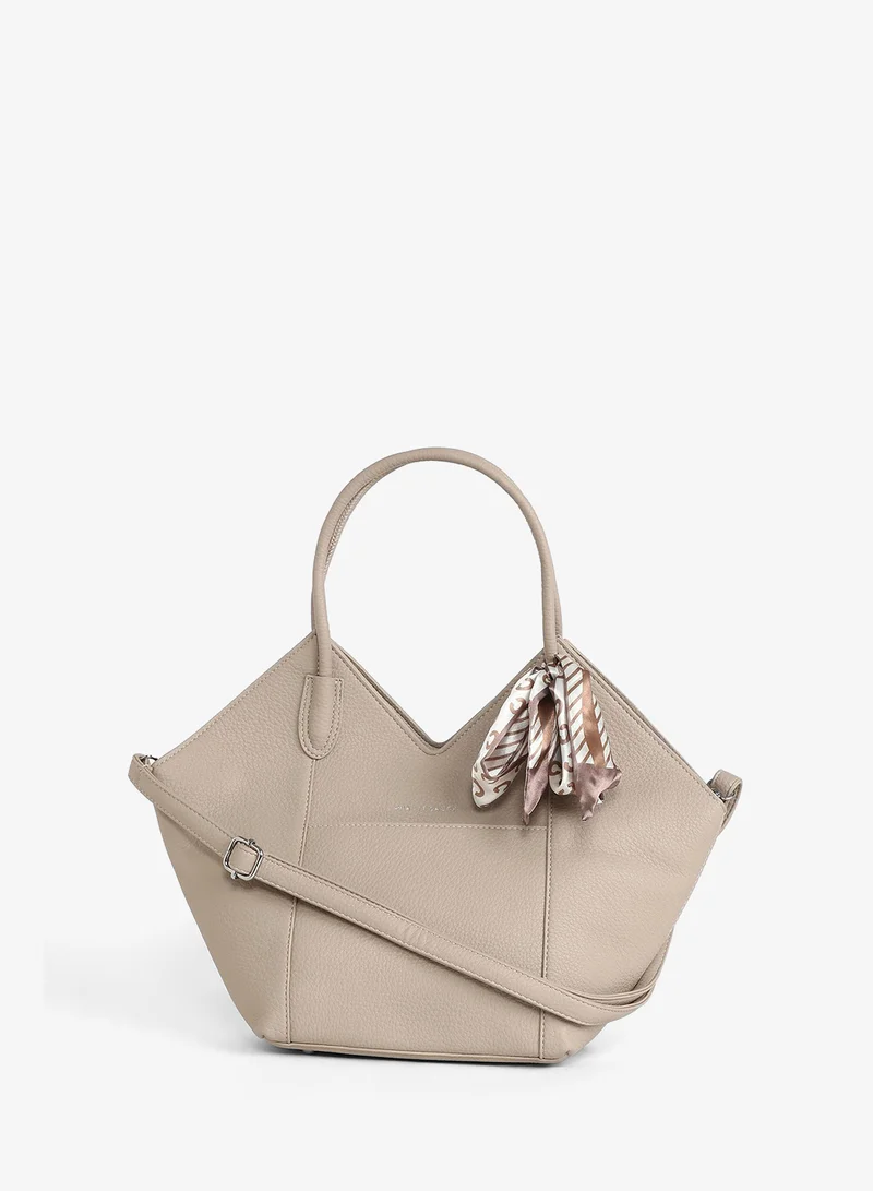 Haute Sauce  Pebbled Structured Tote for Women | Best Price UAE