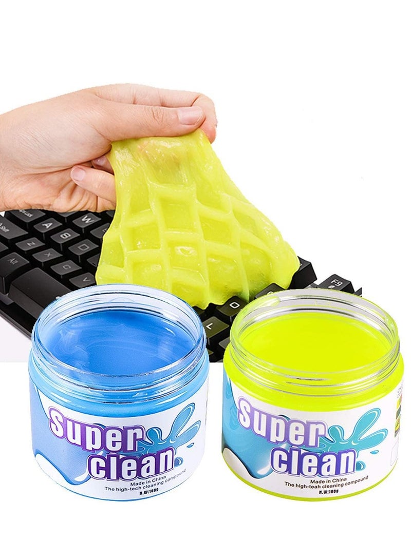 Universal Cleaning Gel Super Clean Quickly Remove Stains for PC Tablet Laptop Keyboards Car Vents Cameras Printers Calculators (Pack Of 2) - Image 1