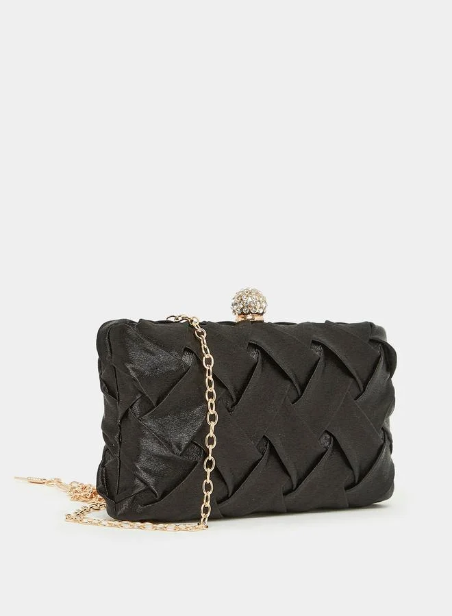 Criss Cross Clutch Bag