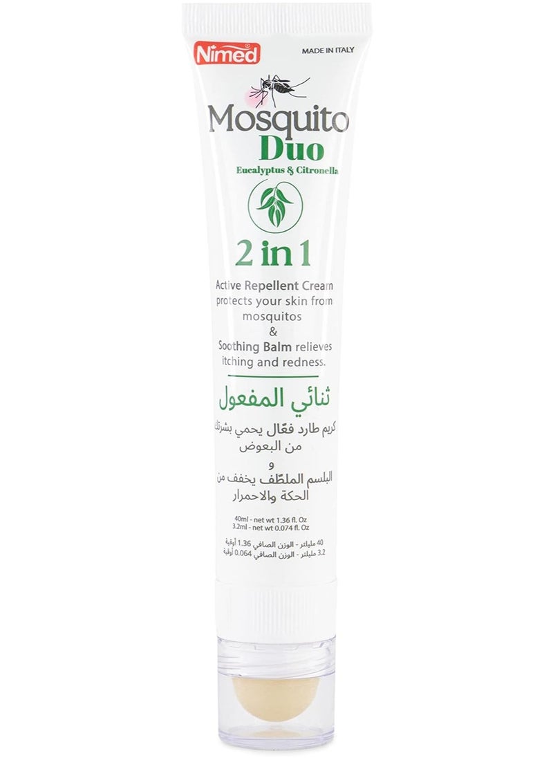 Nimed Mosquito Duo 2 In 1 - Before & After Mosquito Cream 40 ML  - Image 1