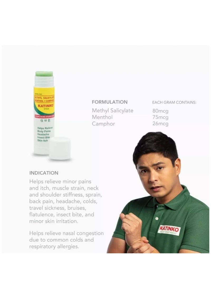 Katinko Roll-On Methyl Salicylate + Menthol Camphor Stick  - Image 4