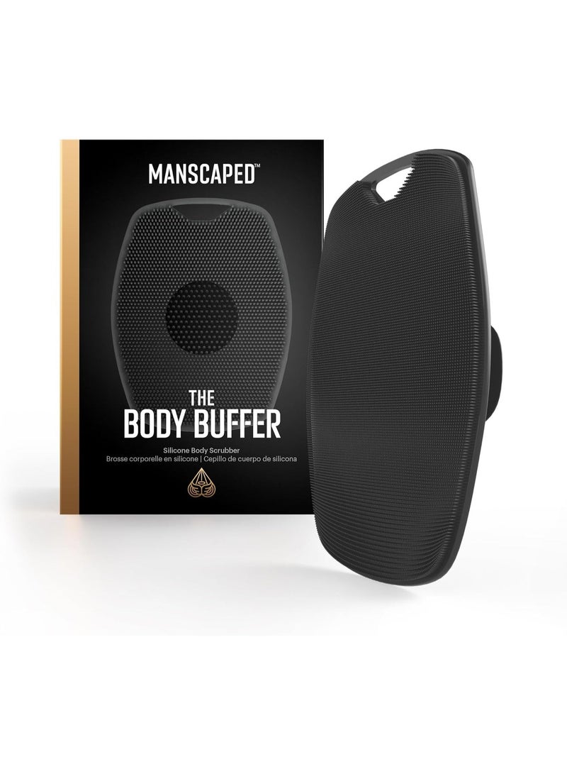 مانسكابيد MANSCAPED ® مقشر الجسم المصنوع من السيليكون الممتاز لتغذية وتنظيف وتقشير بشرتك - شعيرات معززة للرغوة مع مقبض مريح مانع للانزلاق، يدوم طويلاً وسهل التنظيف (عبوة واحدة) - Image 1