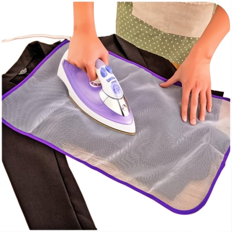 KUJOBUY KUJOBUY Ironing Mat Heat Resistant Ironing Cloth Protective Insulation Pad Mesh Net Ironing Cloth Guard Protects Clothing Iron Delicate Garments Clothes Iron Pad Pressing Cloth Ironing Towel 20x14