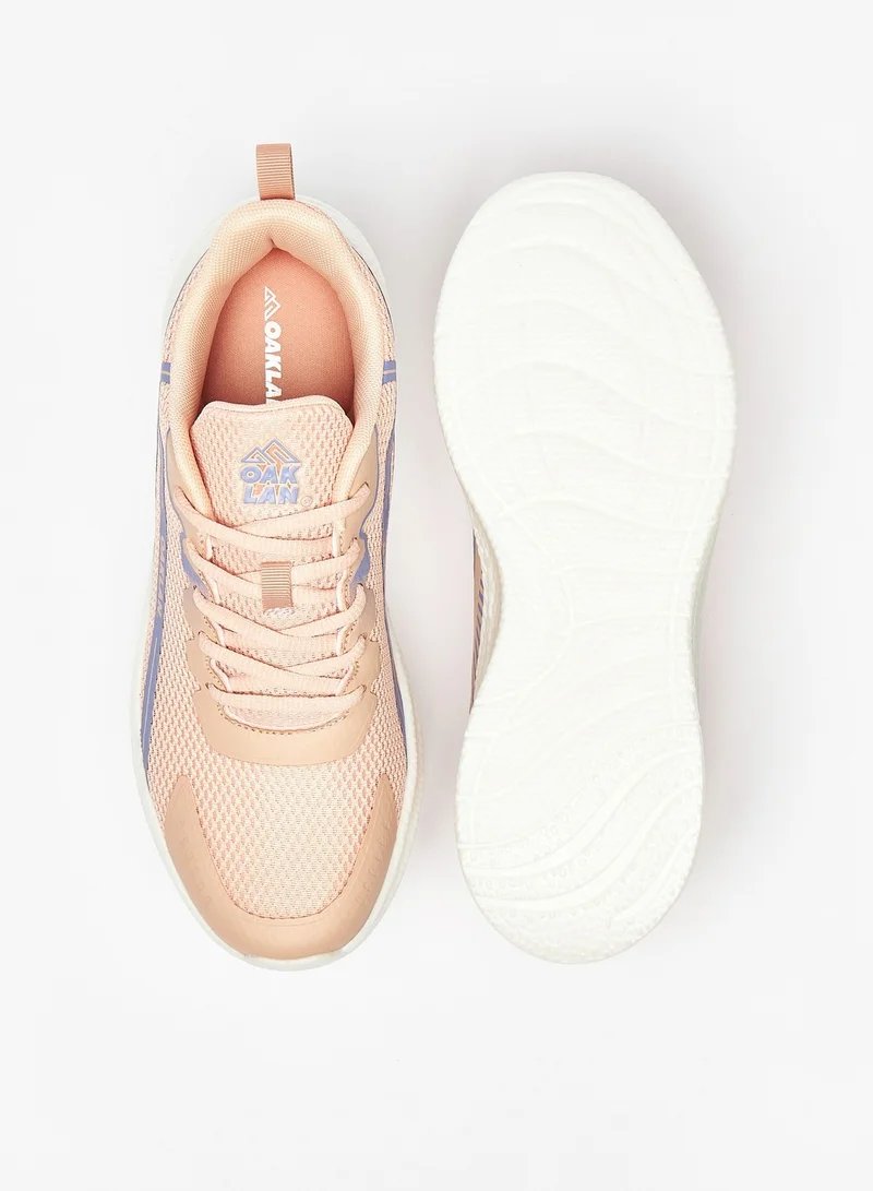 Oaklan by Shoexpress Womens Textured Lace-Up Trainer Shoes
