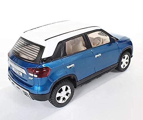 CENTY Toys Bretza Blue And White Colour Looks Like Real Car - Pull Back Action- A Made In India Product, 3-12 years - Image 2