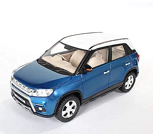 CENTY Toys Bretza Blue And White Colour Looks Like Real Car - Pull Back Action- A Made In India Product, 3-12 years - Image 1