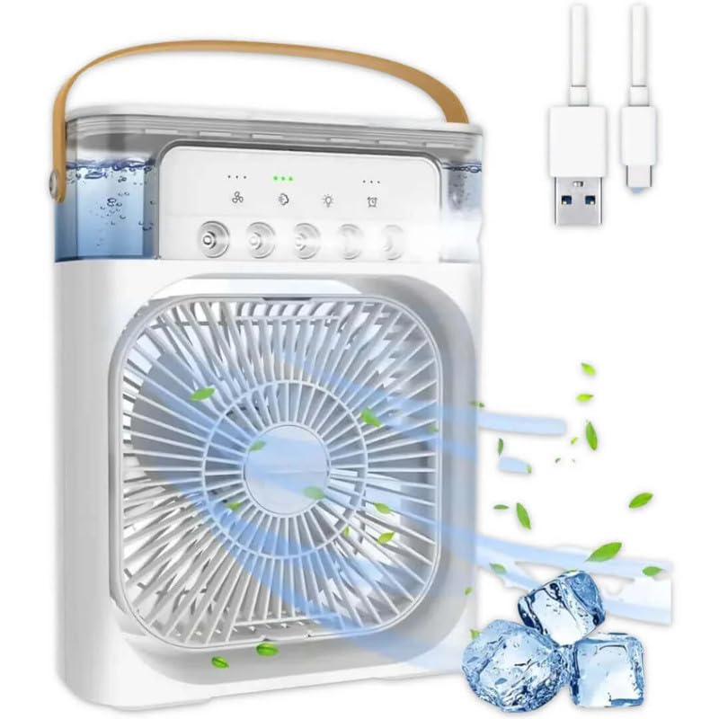 COVERLY Minicoolerfor roomcoolingminicooleracportableairconditionersfor HomeOfficeArticCooler3In1ConditionerHumidifierPurifierMiniCooler