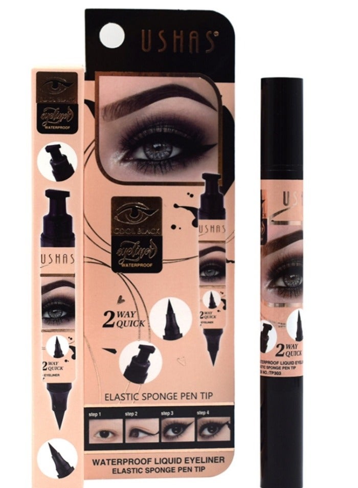 Ushas COOL BLACK EYELINER WATERPROOF - Image 1