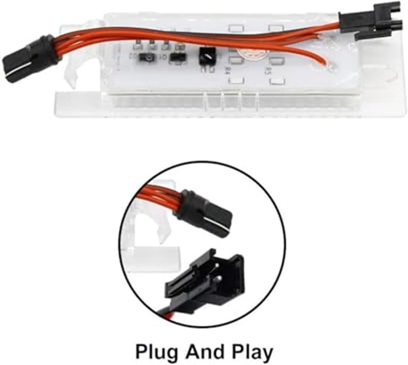 Wivplex 2PCS License Plate Lights for Fiat Vehicles - Image 2
