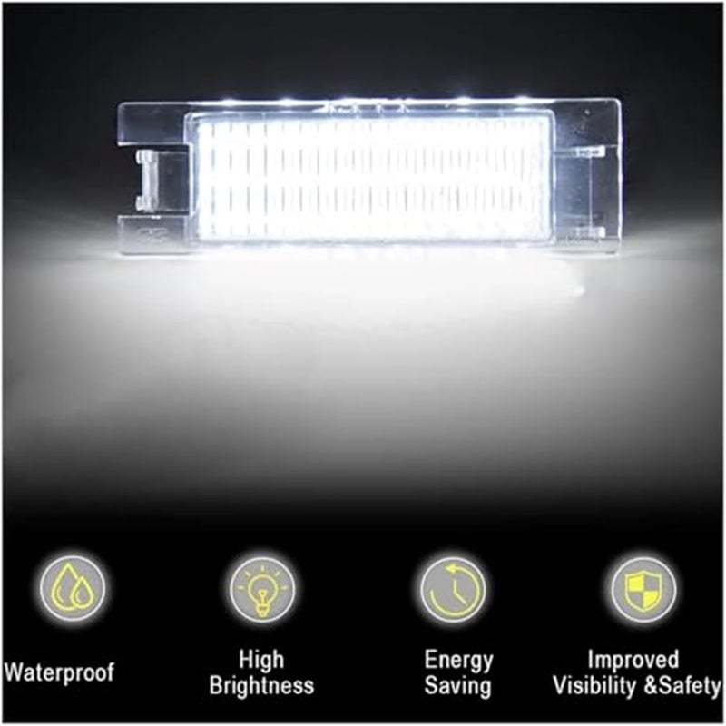Wivplex 2PCS License Plate Lights for Fiat Vehicles - Image 4