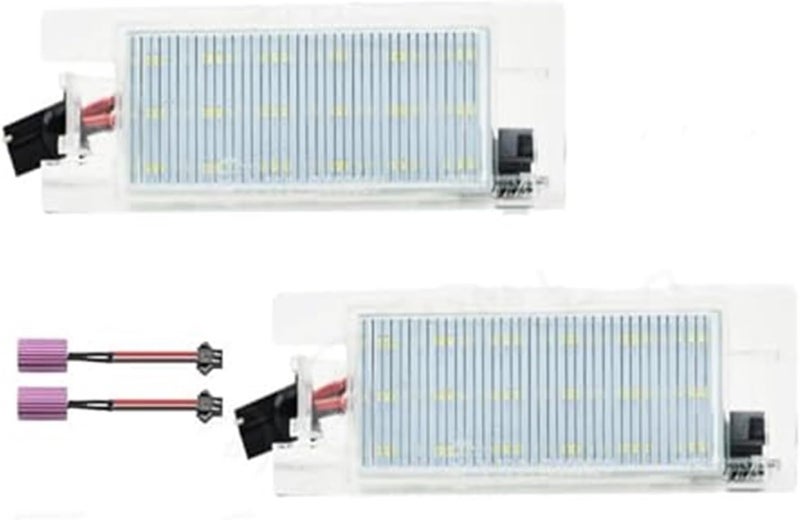 Wivplex 2PCS License Plate Lights for Fiat Vehicles - Image 1