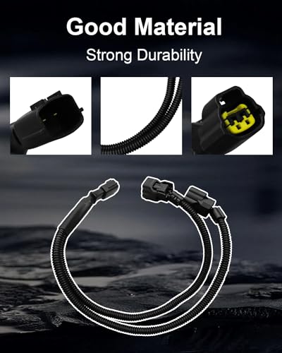 ULZOZN Car Horn One-to-Two Converter Wiring Fit for Kia Forte Carnival Borrego Hyundai Elantra Sonota Tucson, Y Type Horn Adapter Wiring Harness - Image 2