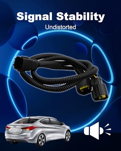 ULZOZN Car Horn One-to-Two Converter Wiring Fit for Kia Forte Carnival Borrego Hyundai Elantra Sonota Tucson, Y Type Horn Adapter Wiring Harness - Image 5