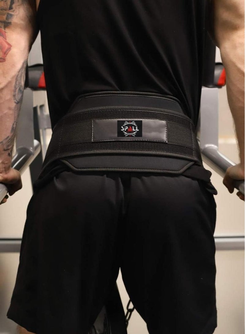 Spall Weightlifting Belt Chain With Wrist Straps for weightlifting Bundle for Gym, Powerlifting Dips Pull ups Belt and Straps  - Image 5