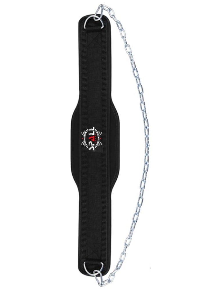 Spall Weightlifting Belt Chain With Wrist Straps for weightlifting Bundle for Gym, Powerlifting Dips Pull ups Belt and Straps  - Image 2