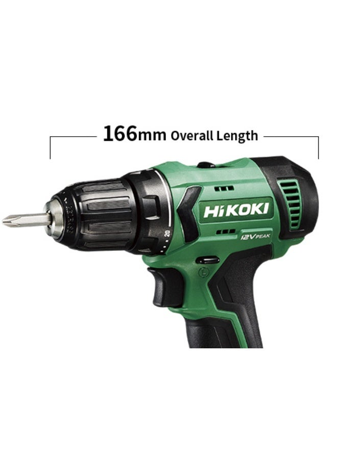 Hikoki هيوكoki 12V مثقاب تأثير بدون فرشاة مع بطارية Li-Ion سعة 4.0Ah | مدمج، خفيف الوزن، أداء عزم دوران عالي | نموذج DV12DDFWZ - Image 2