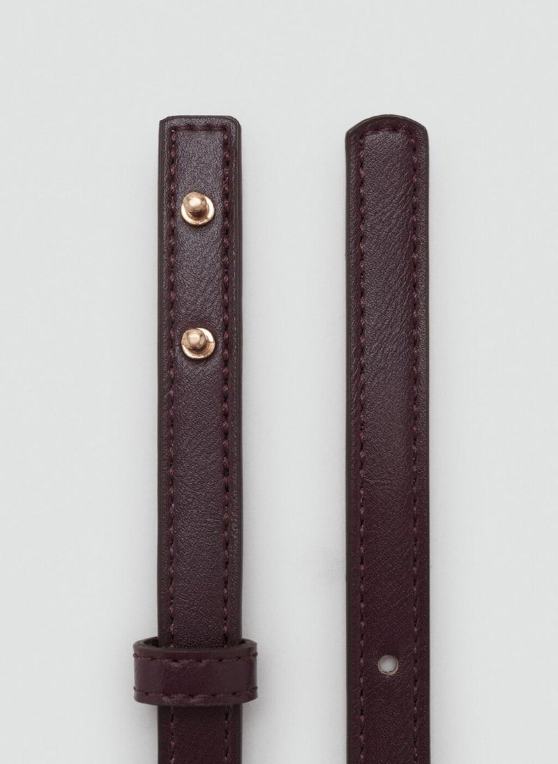 MANGO Thin belt with metal detail - Image 2