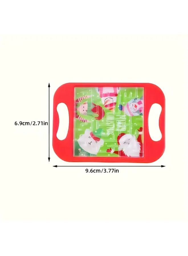 10Pcs Christmas Mini Palm Tree Walking Bead Maze Board Toys For Concentration - Image 3