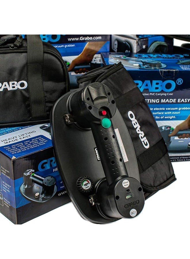 GRABO Nemo (1 Battery, 1 Seal) - Electric Vacuum Suction Cup Lifter for Wood, Paver, Drywall, Marble, Tile and More (Lifts up to 375 lbs) - Image 1