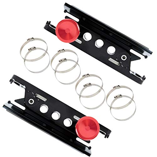 MFC 1Pair Adjustable Roll Bar Fire Extinguisher Mount Bottle Holder Compatible with for Jeep Wrangler TJ JK JKU JL UTV Polaris RZR Ranger,Aluminum - Image 3