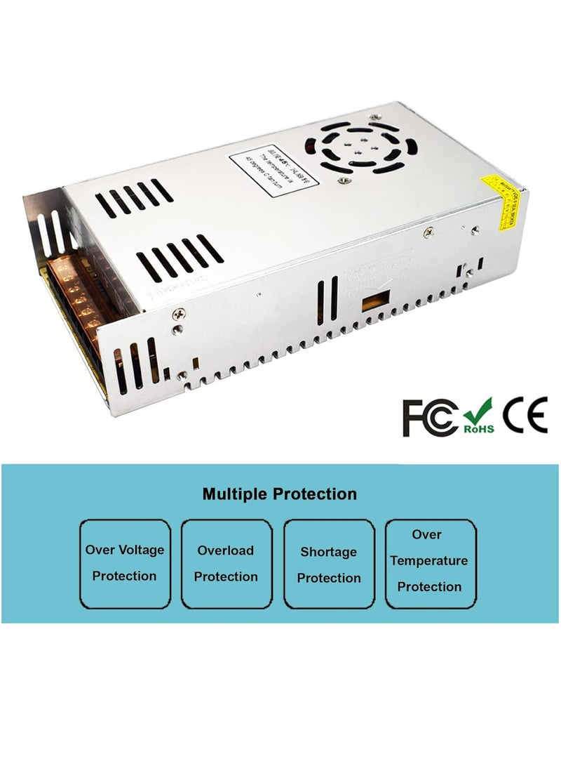 جوميز مزود طاقة محول 300 واط 5 فولت 60 أمبير وحدة طاقة عالمية 110 فولت / 220 فولت إلى 5 فولت محول طاقة منظم سائق LED محول تيار متردد إلى تيار مباشر محول لمراقبة CCTV راديو كمبيوتر شاشة - Image 2