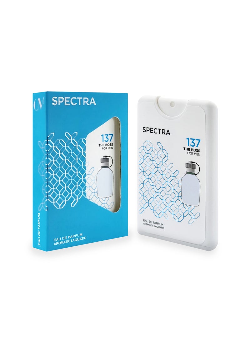 Spectra Pocket 137 The Boss Eau De Perfume For Men - 18ml - Image 1
