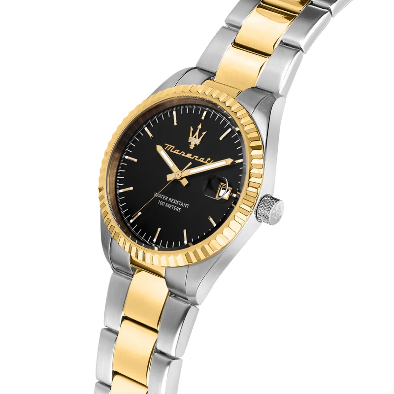 Maserati  Competizione collection Men's Yellow Gold SS watch - R8853100042 for Men | Best Price UAE