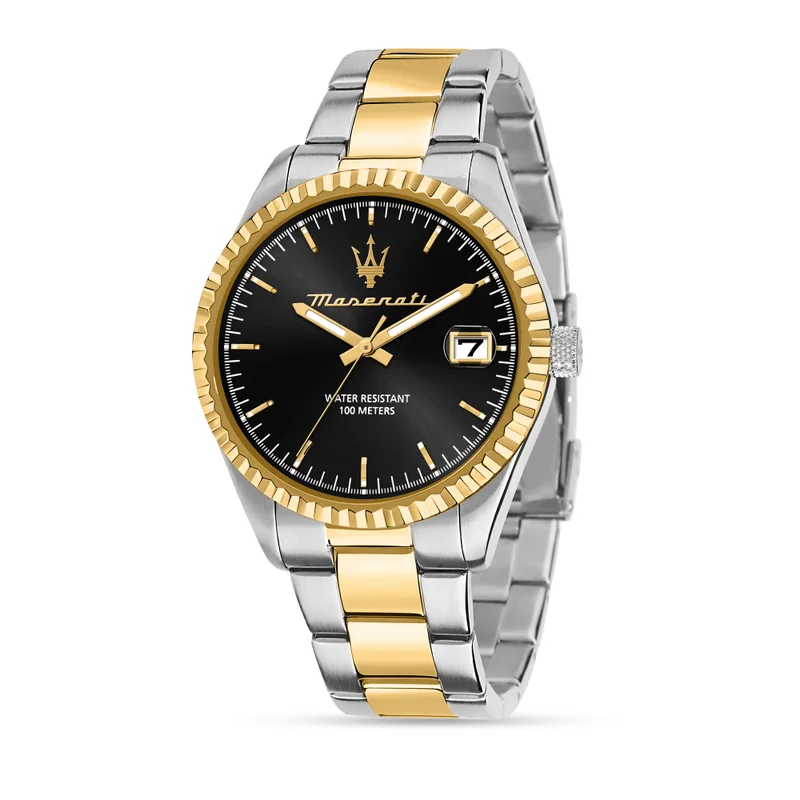 Maserati  Competizione collection Men's Yellow Gold SS watch - R8853100042 for Men | Best Price UAE