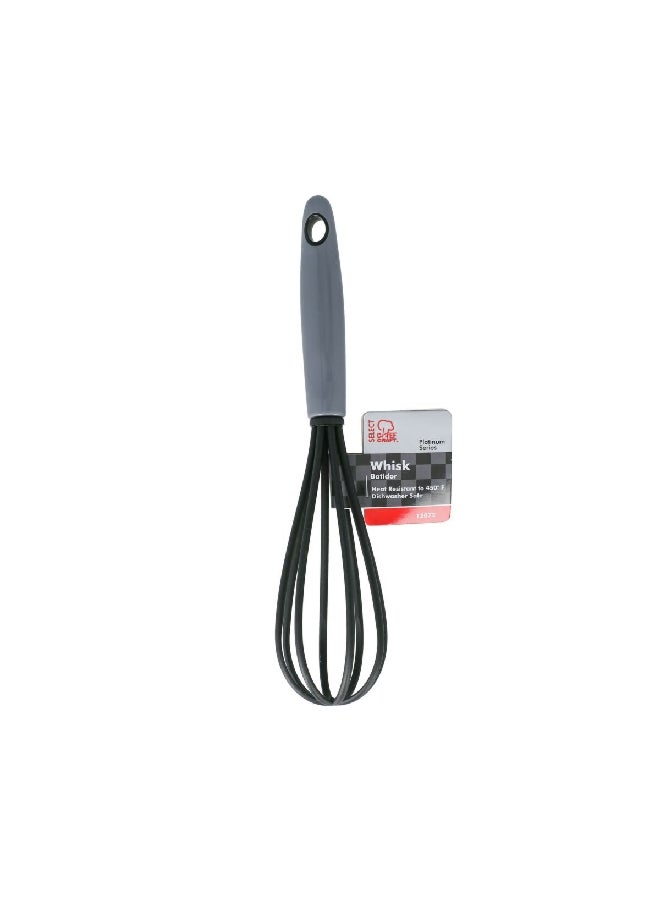 Chef Craft Nylon Whisk Black and Grey 10.5 Inch 12072 - Image 1