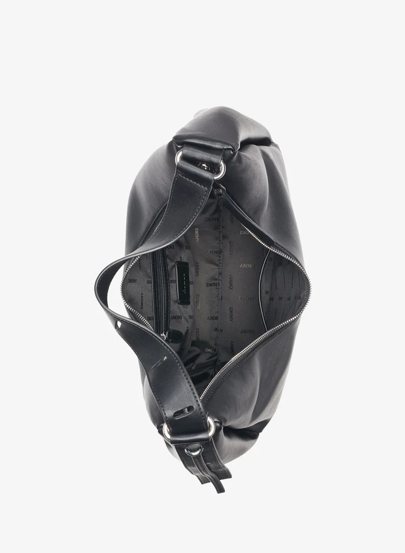 DKNY BLACK/SILVER Elicia Large Tote Bag for Women | Best Price UAE