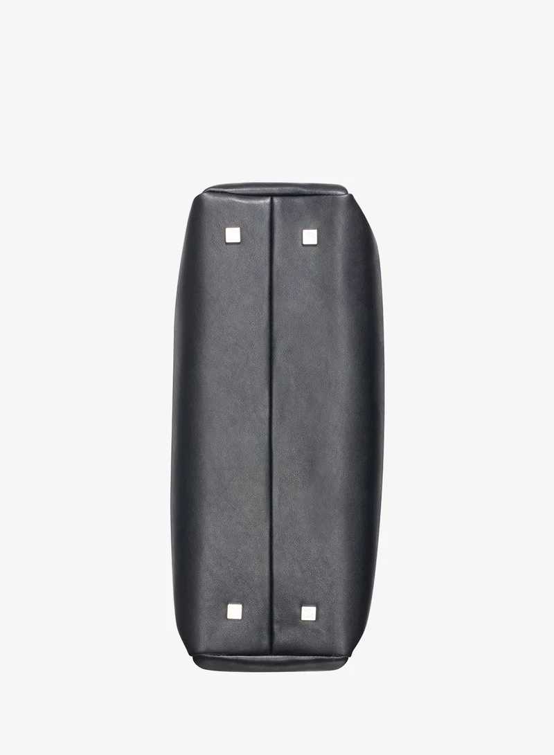DKNY BLACK/SILVER Elicia Large Tote Bag for Women | Best Price UAE