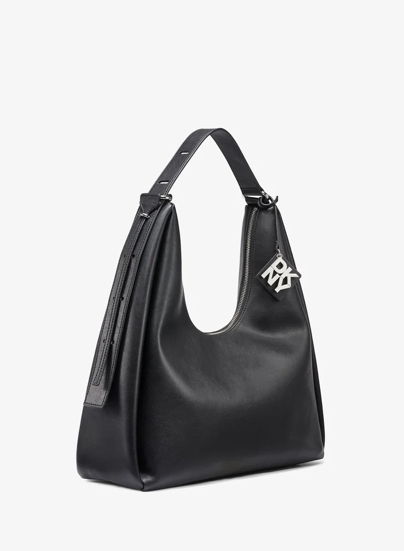 DKNY BLACK/SILVER Elicia Large Tote Bag for Women | Best Price UAE