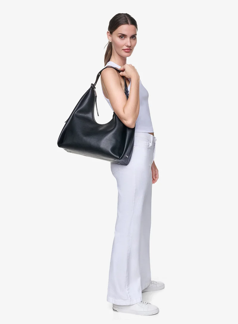 DKNY BLACK/SILVER Elicia Large Tote Bag for Women | Best Price UAE