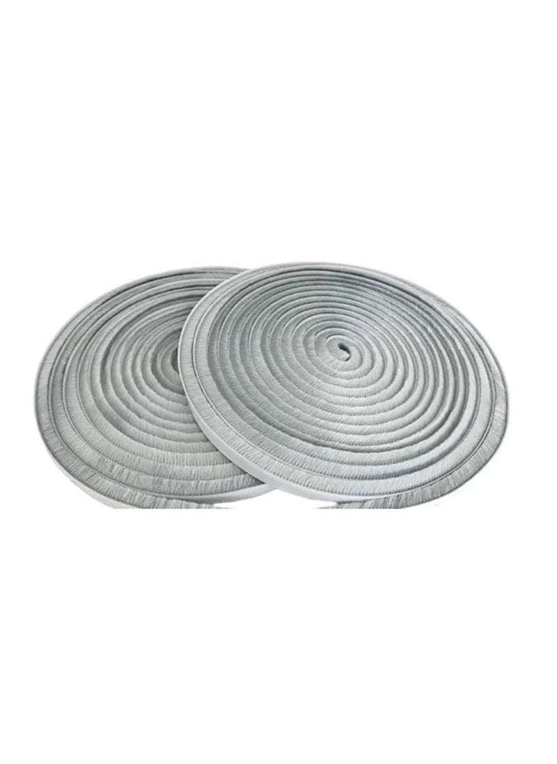 Generic Weatherstrip Brush – Self-Adhesive Pile Weatherstripping for Doors & Windows, Wind Blocker, 5M Roll  - Image 1
