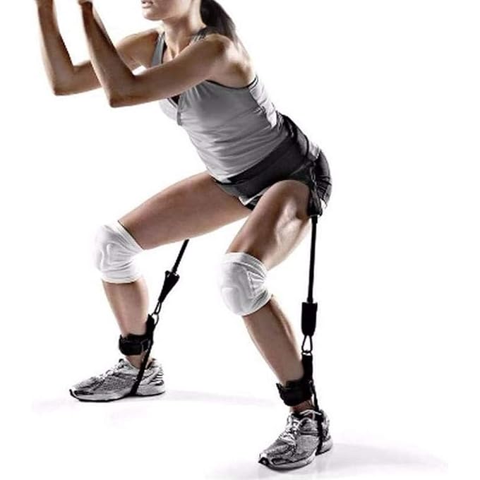 WEWESALE Vertical Jumping Trainer Jump Resistance Bands Leg Strength Basketball Volleyball Football Tennis Leg Agility Training - Image 1