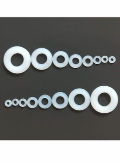Generic Nylon Washer, Flat washer Plastic flat washer Flat gasket Round spacer washers Seal ring Spacer washer Washer round glat，for Industrial Fixings 500 Pcs  - Image 3