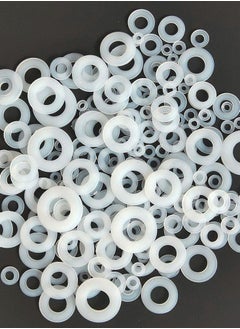 Generic Nylon Washer, Flat washer Plastic flat washer Flat gasket Round spacer washers Seal ring Spacer washer Washer round glat，for Industrial Fixings 500 Pcs  - Image 4