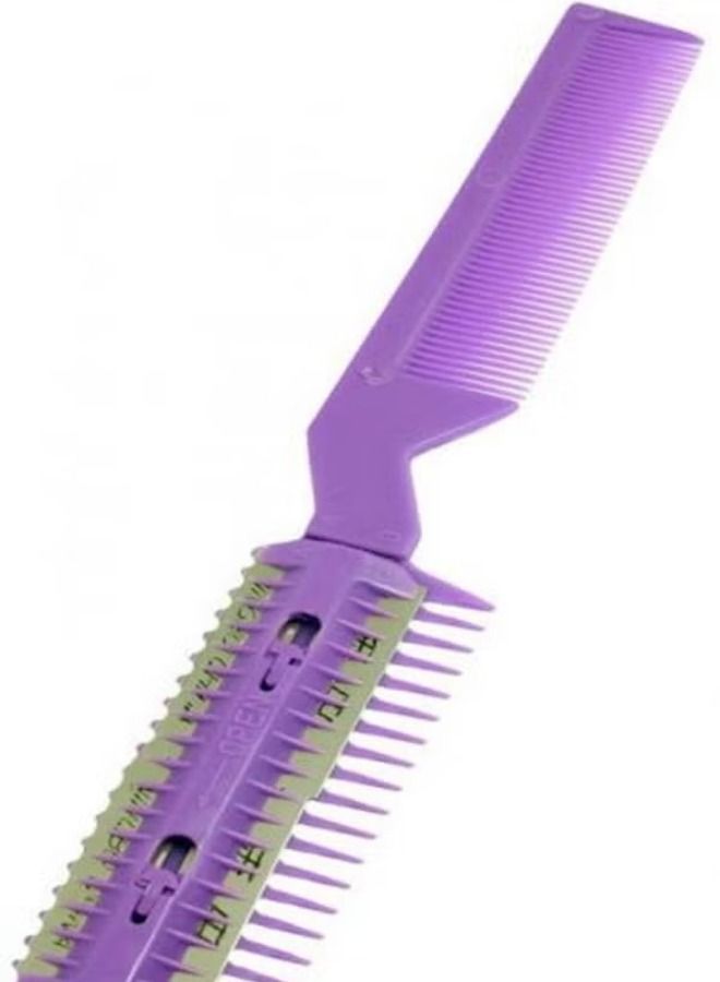 Metal Blade Razor Comb Purple - Image 1