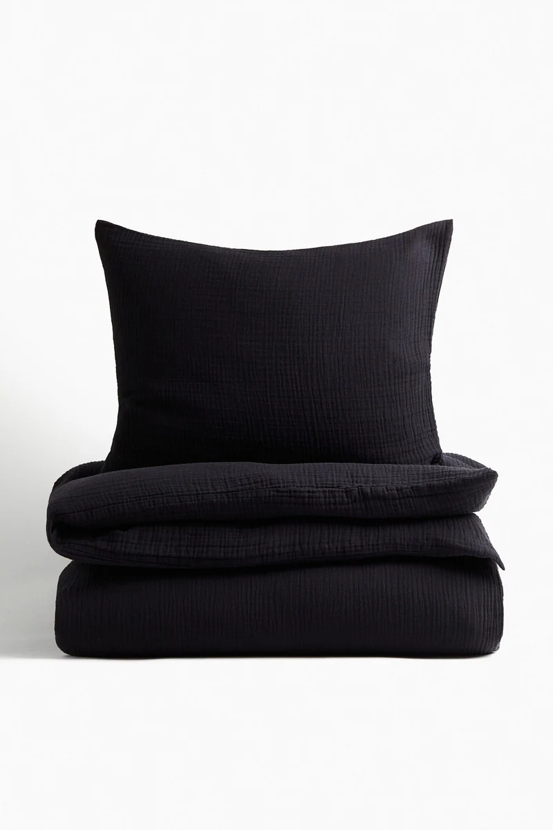 اتش اند ام طقم غطاء لحاف من القطن