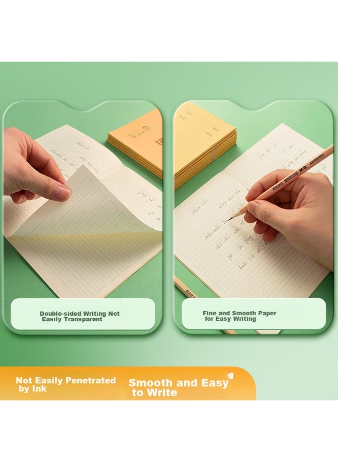 ام اند جي Chenguang Stationery 32k دفتر الصوتيات الصيني، 9 أسطر، كتاب تدريب اللغة الصينية للصف الأول، كراسة الانتقال من المدرسة الابتدائية إلى مرحلة ما قبل المدرسة، رياض الأطفال، 10 كتب، K32273 - Image 4