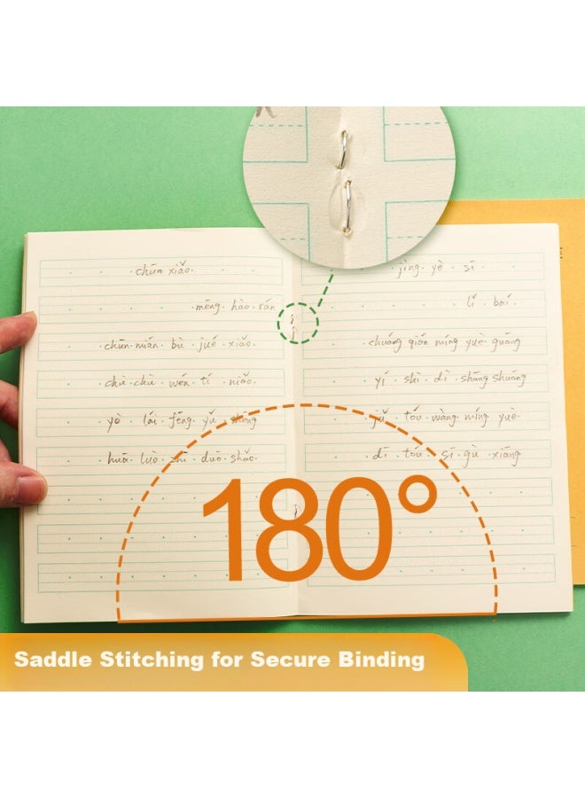 ام اند جي Chenguang Stationery 32k دفتر الصوتيات الصيني، 9 أسطر، كتاب تدريب اللغة الصينية للصف الأول، كراسة الانتقال من المدرسة الابتدائية إلى مرحلة ما قبل المدرسة، رياض الأطفال، 10 كتب، K32273 - Image 5