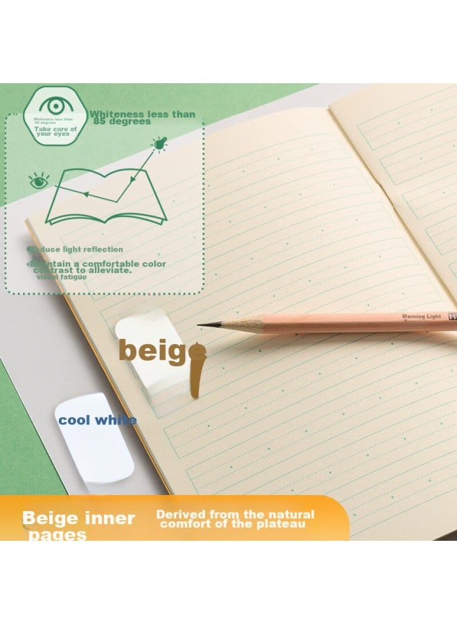 ام اند جي Chenguang Stationery 32k دفتر الصوتيات الصيني، 9 أسطر، كتاب تدريب اللغة الصينية للصف الأول، كراسة الانتقال من المدرسة الابتدائية إلى مرحلة ما قبل المدرسة، رياض الأطفال، 10 كتب، K32273 - Image 2