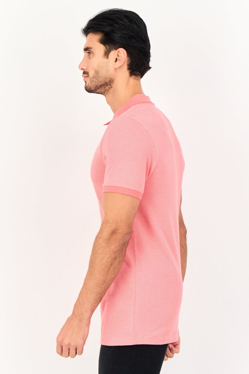 PUMA Men Slim Fit Short Sleeve Outdoor Polo Shirt, Red - Image 4