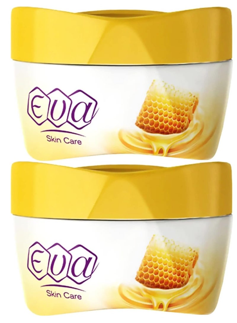 إيفا قطعتين من كريم بالعسل للبشرة العادية 170x2 جرام - Image 1